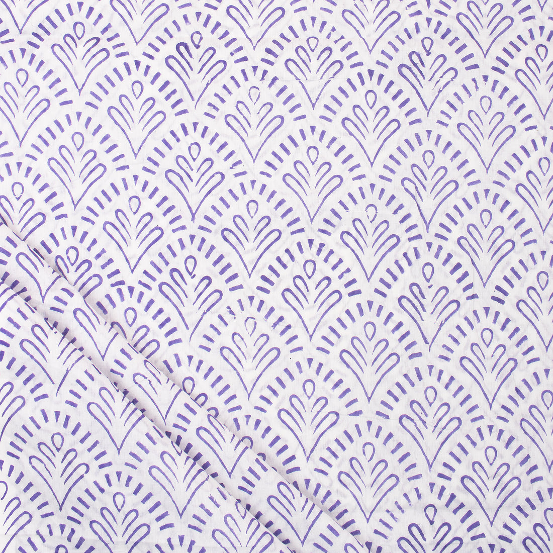 Purple Block Print Fabric