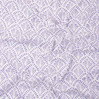 Purple Block Print Fabric