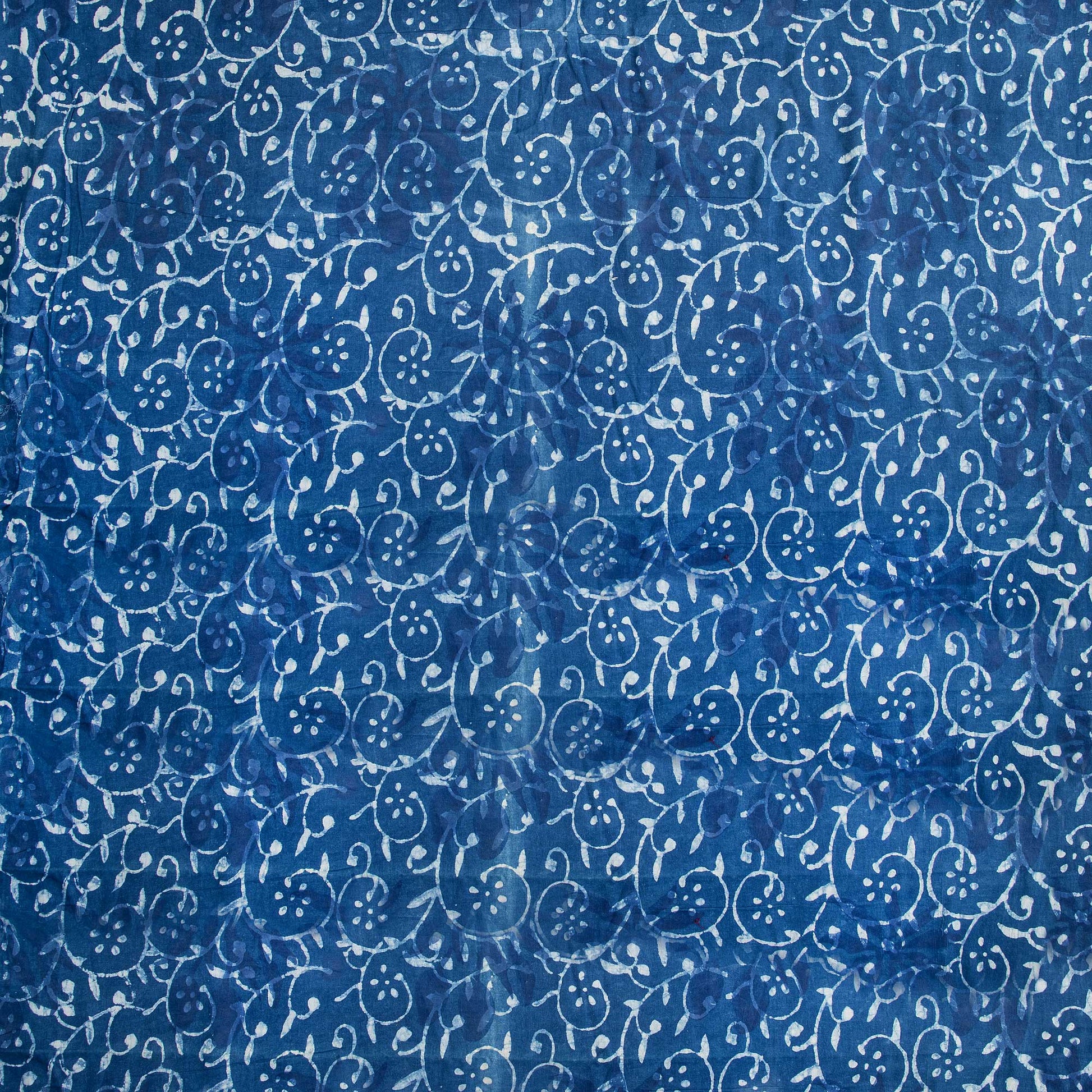 Premium Blue Soft Indigo Cotton Fabric Online