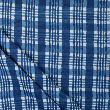 Organic Cotton Indigo Material Fabric