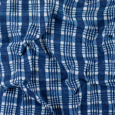 Organic Cotton Indigo Material Fabric