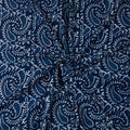 Indigo Paisley Printed Cotton Fabric