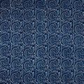 Indigo Paisley Printed Cotton Fabric