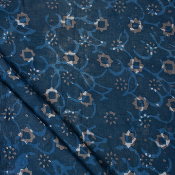 Indigo Block Print Fabric