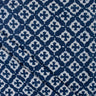 Luxury Indigo Blue Print Pure Cotton Indigo Fabric For Dress