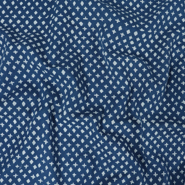 Start Print Indigo Fabric