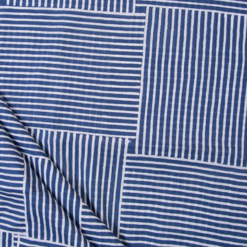 Printed Indigo Cotton Fabric