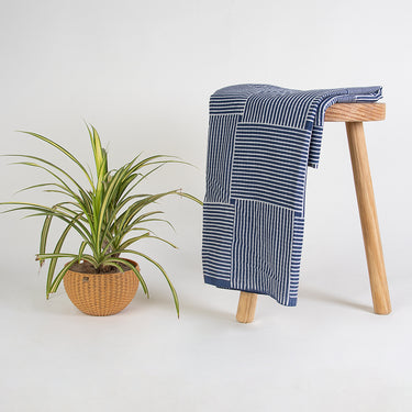 Printed Indigo Cotton Fabric