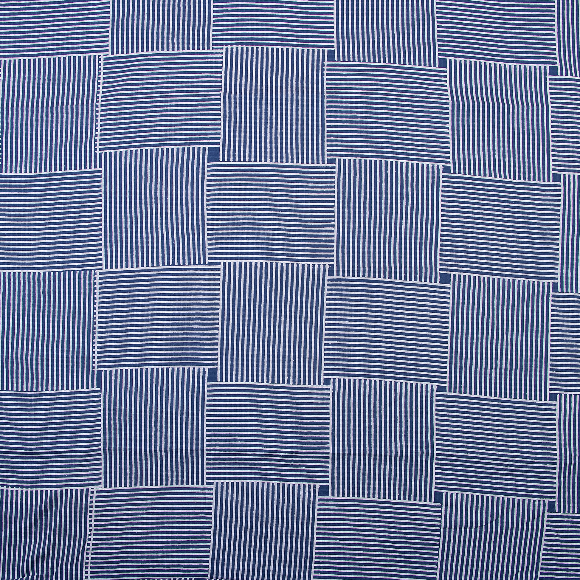 Printed Indigo Cotton Fabric