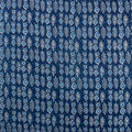 Geometric Indigo Cotton Fabric