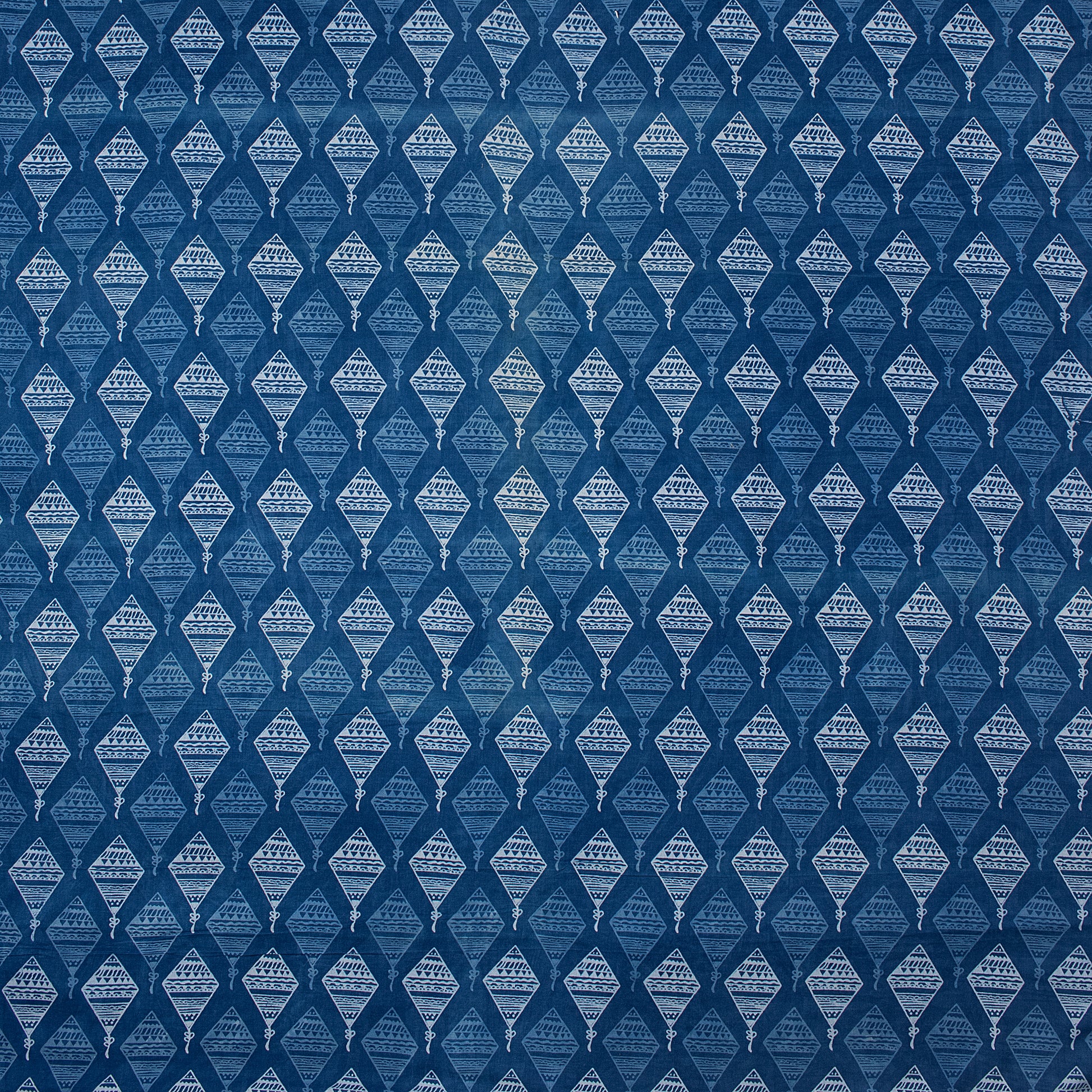 Indigo Block Print Fabric