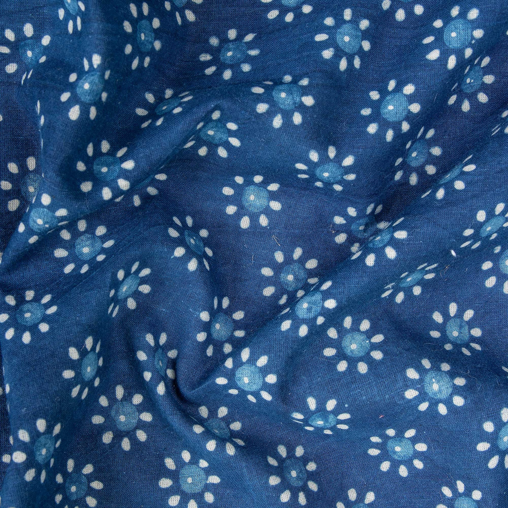 Indigo Print Cotton Fabric