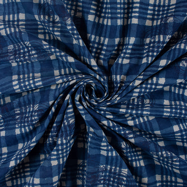 Indigo Jaipur Cotton Material Fabric