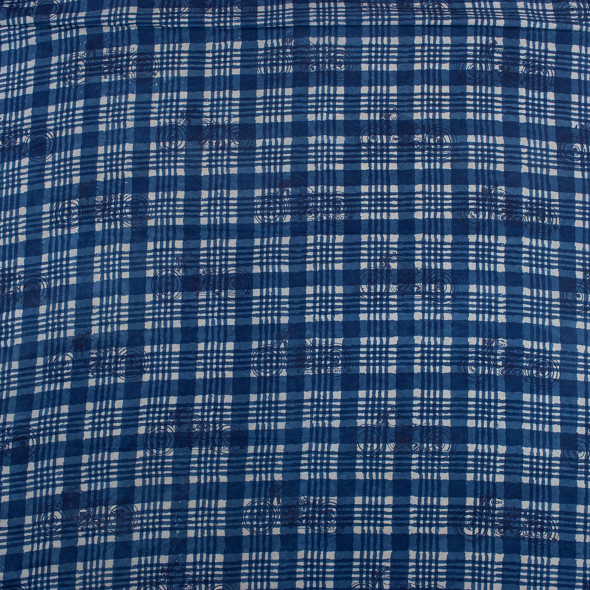 Indigo Jaipur Cotton Material Fabric