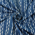 Indigo Block Print Fabric