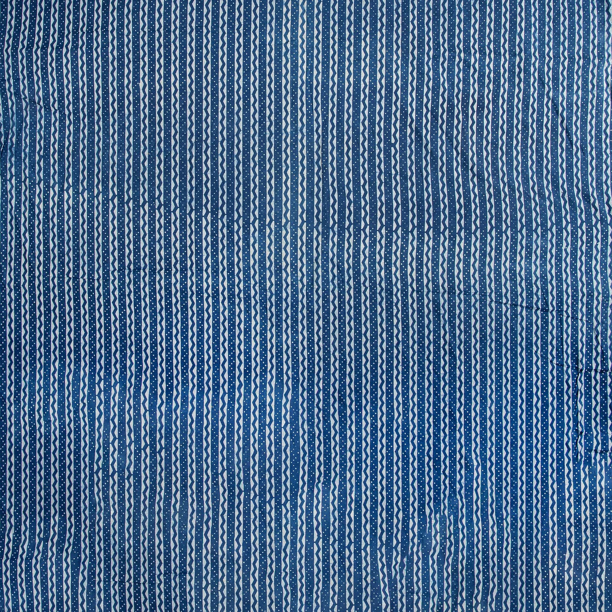 Indigo Block Print Fabric