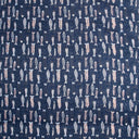 Cotton Blue Fish Indigo Block Print Fabric Online