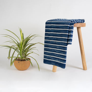 Pure Organic Indigo Cotton Fabric