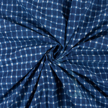 Indigo Block Print Fabric