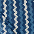 Quality Wave Printed Indigo Fabric