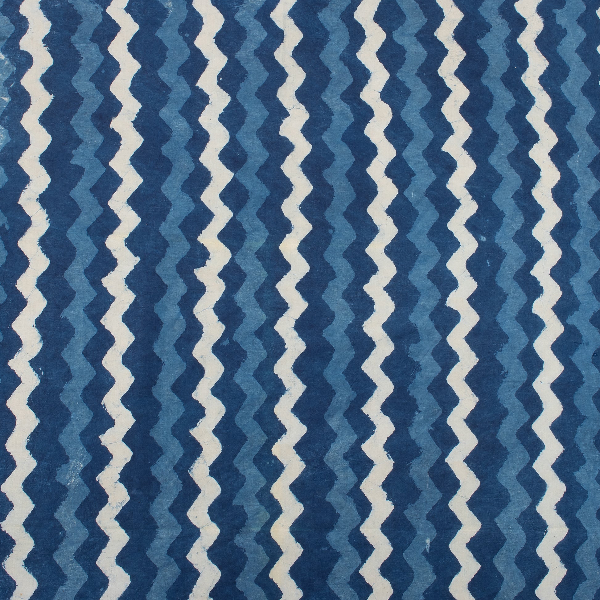 Quality Wave Printed Indigo Fabric