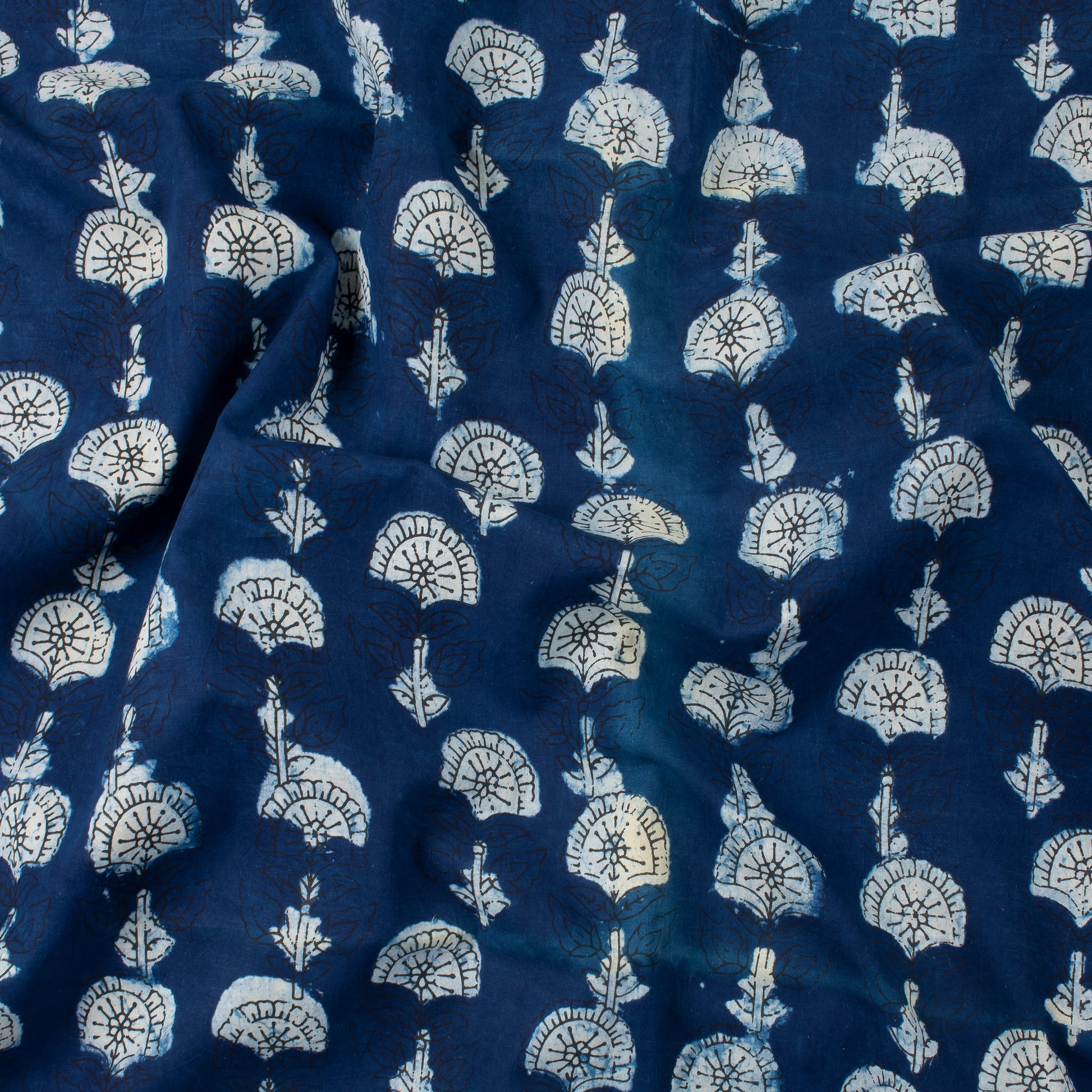 Indigo Printed Cotton Fabric