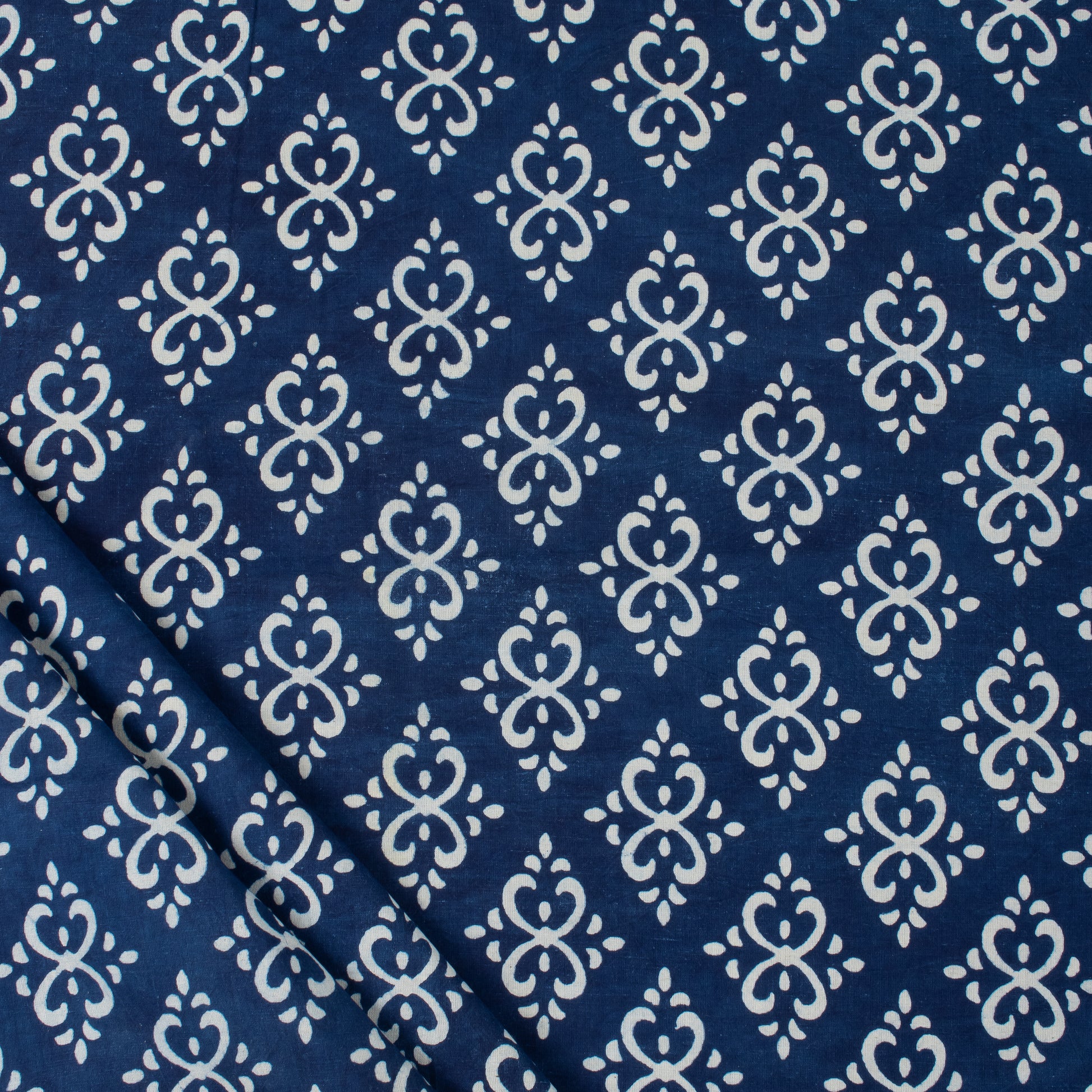 Softest Jaipuri Indigo Print Fabric