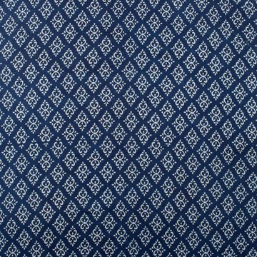 Softest Jaipuri Indigo Print Fabric