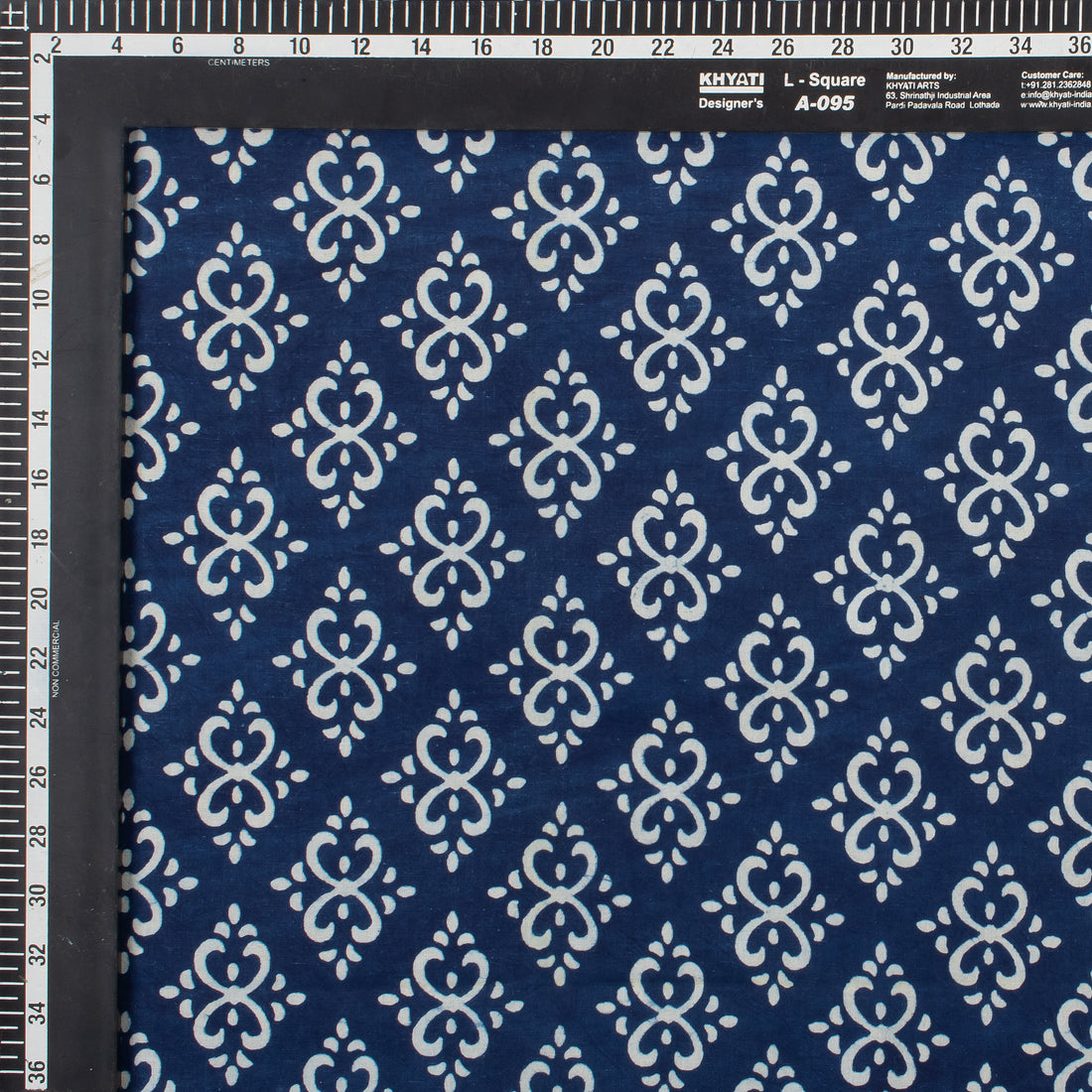 Softest Jaipuri Indigo Print Fabric