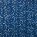 Butterfly Printed Indigo Cotton Fabric