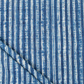 Jaipuri Indigo Striped Printed Cotton Fabric