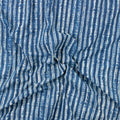 Jaipuri Indigo Striped Printed Cotton Fabric