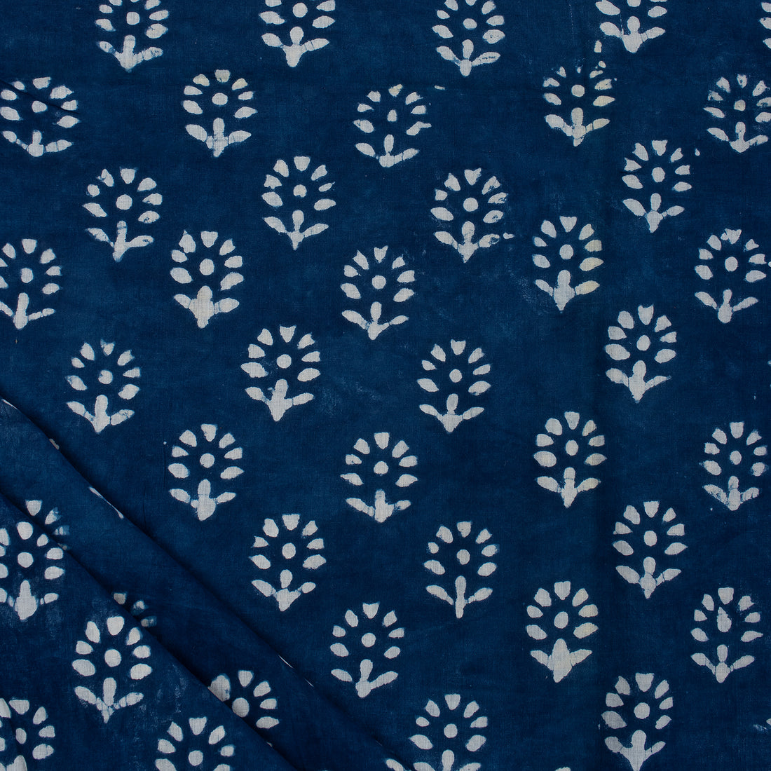 Indigo Block Print Fabric