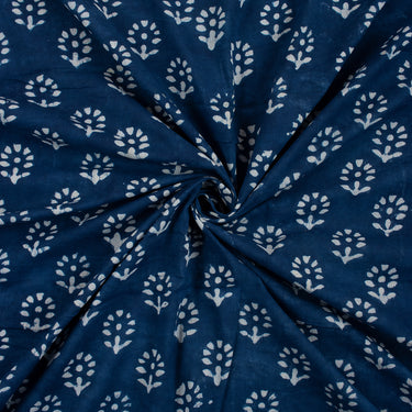 Indigo Block Print Fabric