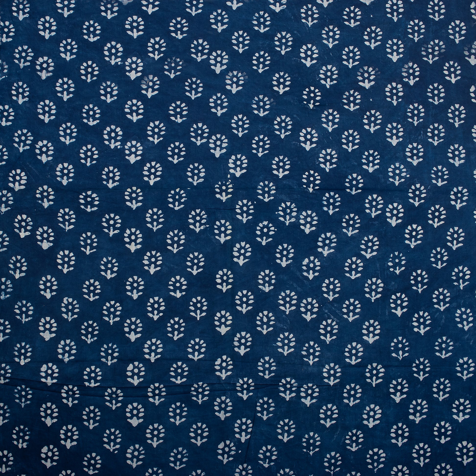 Indigo Block Print Fabric