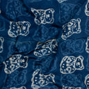 Animal Handmade Printed Indigo Block Print Fabric