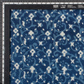 Softest Jaal Printed Indigo Cotton Fabric