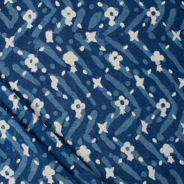 Handmade Wave Printed Cotton Fabric