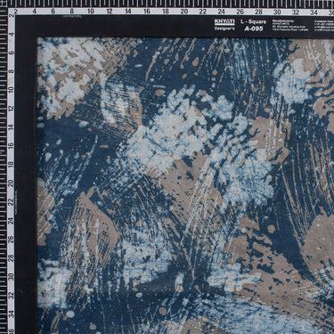 Hand Block Indigo Cotton Fabric