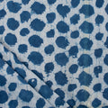 Handmade Natural Dyed Printed Indigo Cotton Fabric