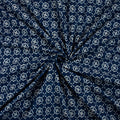 Rangoli Printed Indigo Cotton Fabric