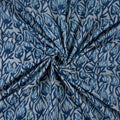 Floral Indigo Block Print Fabric