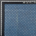 Hand Block Printed Indigo Blue Cotton Fabric