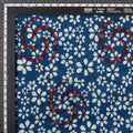 Hand Block Printed Indigo Blue Soft Cotton Fabric