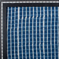 Hand Block Striped Indigo Cotton Fabric Online