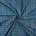 Indigo Hand Block Triangular Printed Cotton Fabric