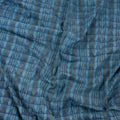 Indigo Hand Block Triangular Printed Cotton Fabric