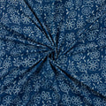 Top Hand Block Indigo Cotton Fabric