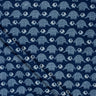 Elephant Printed Natural Indigo Fabric