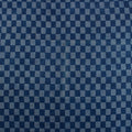 Hand Block Geometrical Indigo Printed Cotton Fabric 